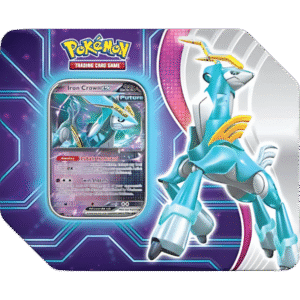 Pokémon TCG: Paradox Destinies Tin CASE Iron Crown - Inglés