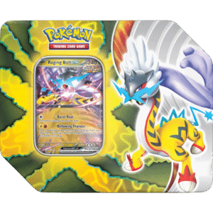 Pokémon TCG: Paradox Destinies Tin CASE Raging Bolt - Inglés