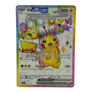 1x Pikachu ex 219/191