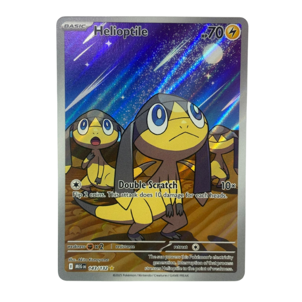 1x Helioptile 143/132